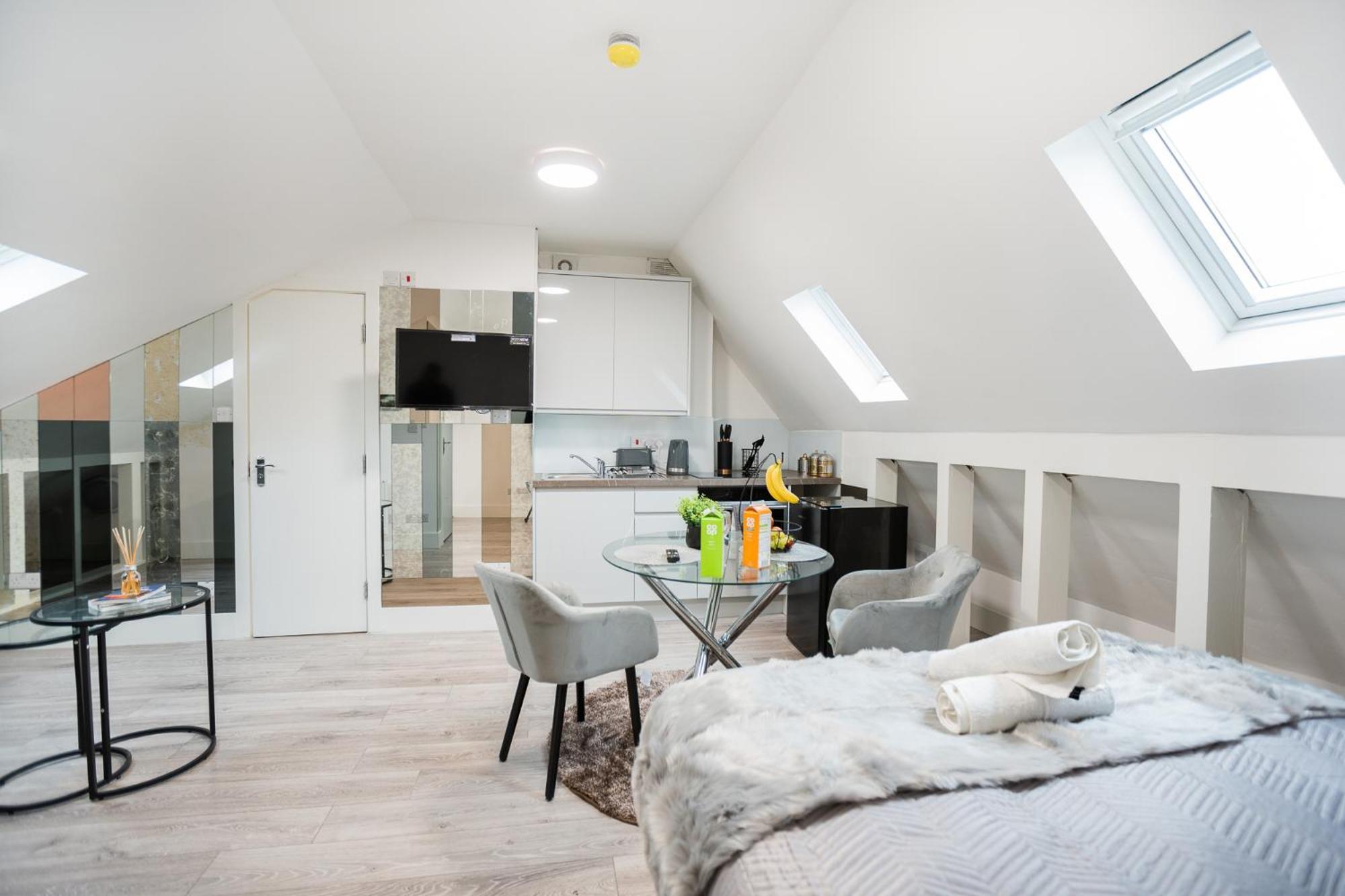 Spacious And Modern Studio In London G Buitenkant foto